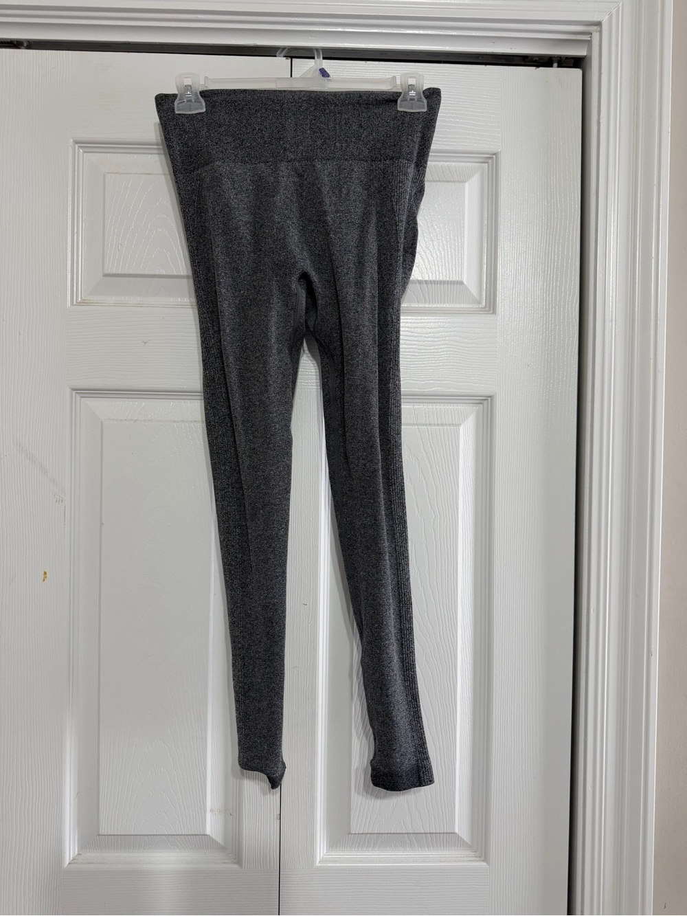High-Rise Charcoal Heather Leggings for Women